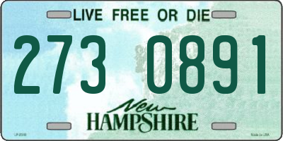 NH license plate 2730891