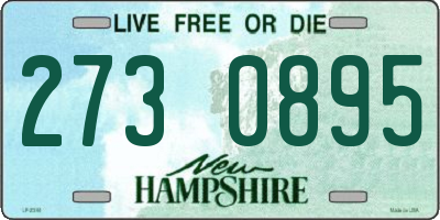NH license plate 2730895