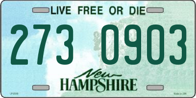 NH license plate 2730903