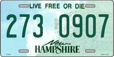 NH license plate 2730907