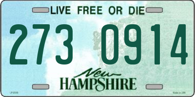 NH license plate 2730914