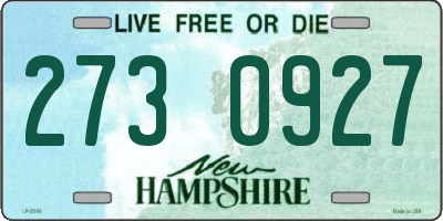 NH license plate 2730927