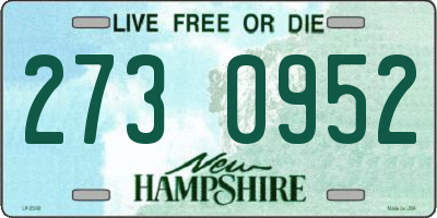 NH license plate 2730952