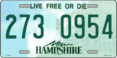 NH license plate 2730954