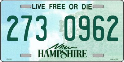 NH license plate 2730962