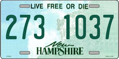 NH license plate 2731037