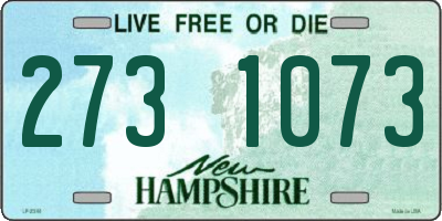 NH license plate 2731073