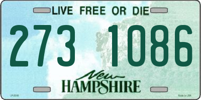 NH license plate 2731086