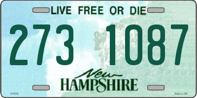 NH license plate 2731087
