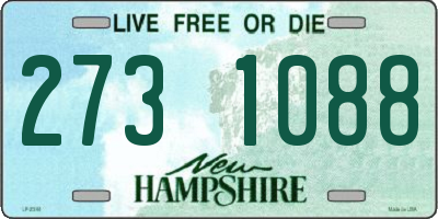 NH license plate 2731088