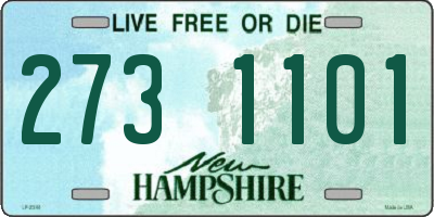 NH license plate 2731101