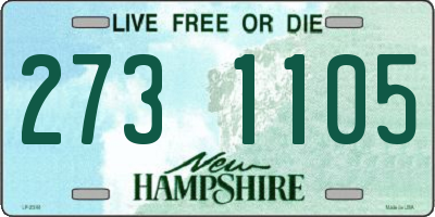 NH license plate 2731105