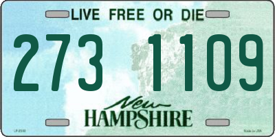 NH license plate 2731109