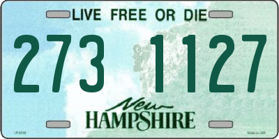 NH license plate 2731127