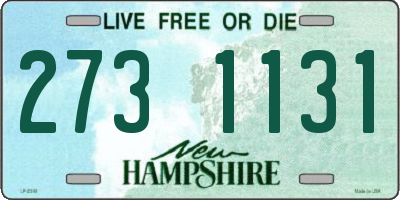 NH license plate 2731131