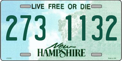 NH license plate 2731132