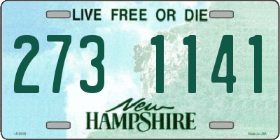 NH license plate 2731141
