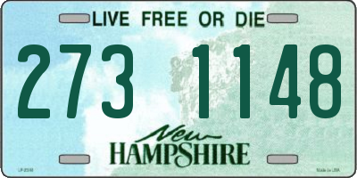 NH license plate 2731148