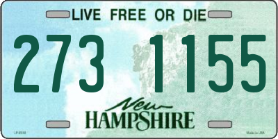 NH license plate 2731155