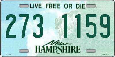 NH license plate 2731159