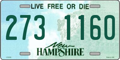 NH license plate 2731160