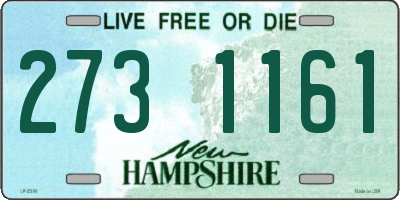 NH license plate 2731161
