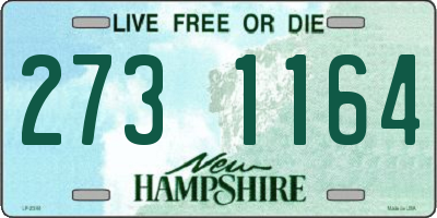 NH license plate 2731164