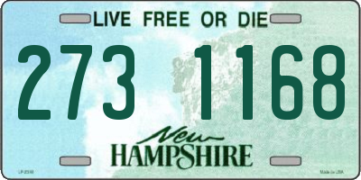 NH license plate 2731168