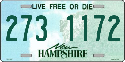 NH license plate 2731172