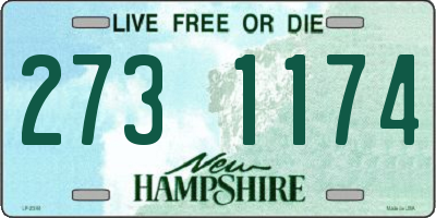 NH license plate 2731174