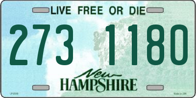 NH license plate 2731180