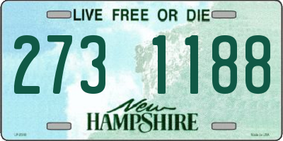 NH license plate 2731188