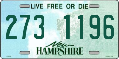 NH license plate 2731196