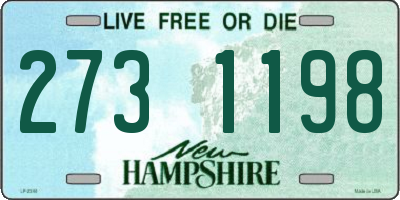 NH license plate 2731198