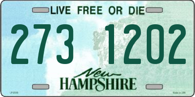 NH license plate 2731202