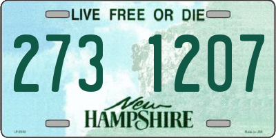 NH license plate 2731207