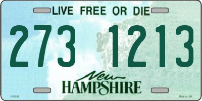NH license plate 2731213