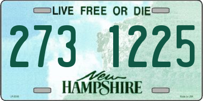 NH license plate 2731225