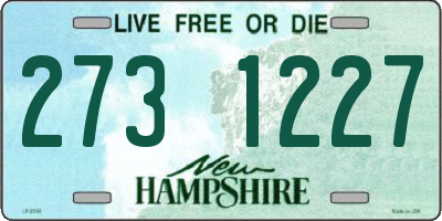 NH license plate 2731227