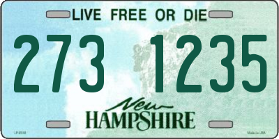 NH license plate 2731235