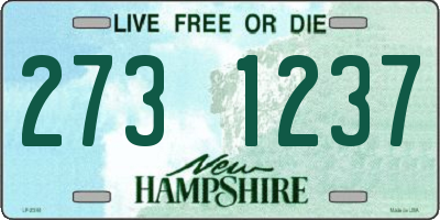 NH license plate 2731237