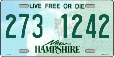 NH license plate 2731242