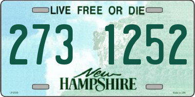 NH license plate 2731252