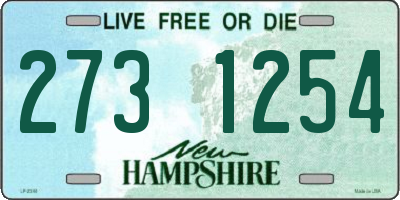 NH license plate 2731254