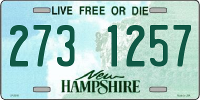 NH license plate 2731257