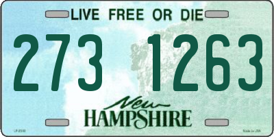 NH license plate 2731263