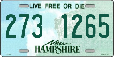 NH license plate 2731265
