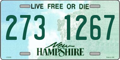 NH license plate 2731267