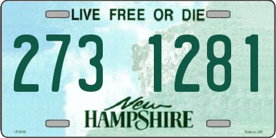 NH license plate 2731281
