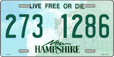 NH license plate 2731286